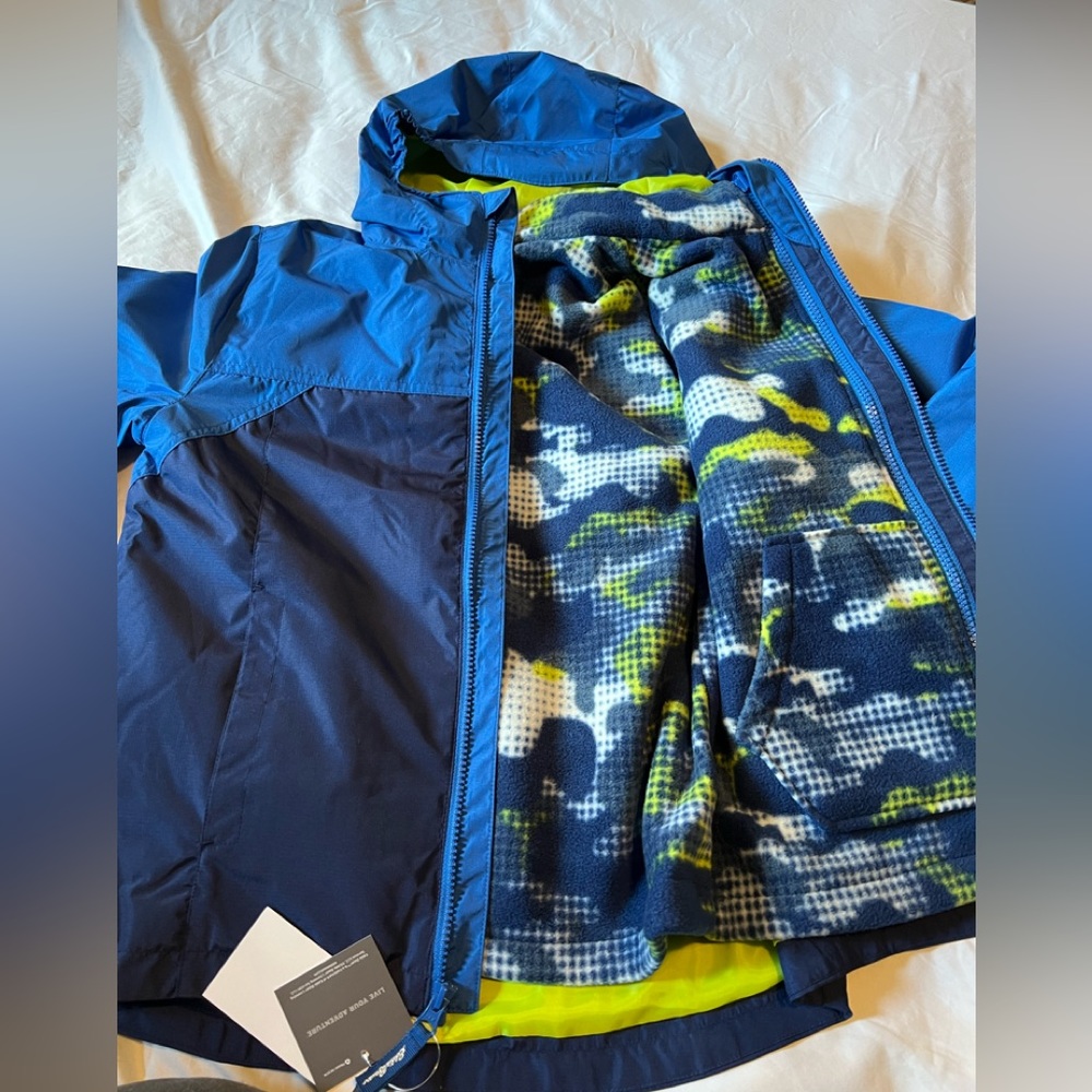 Boys Eddie Bauer Lone Peak Lightweight 3-in-1 Jacket NWT - Picture 9 of 12